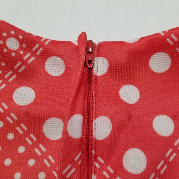 Womens S Vinage 70s Handmade 1 Piece Orange Polyester Jumpsuit Jumper 1970s - Picture 5 of 8